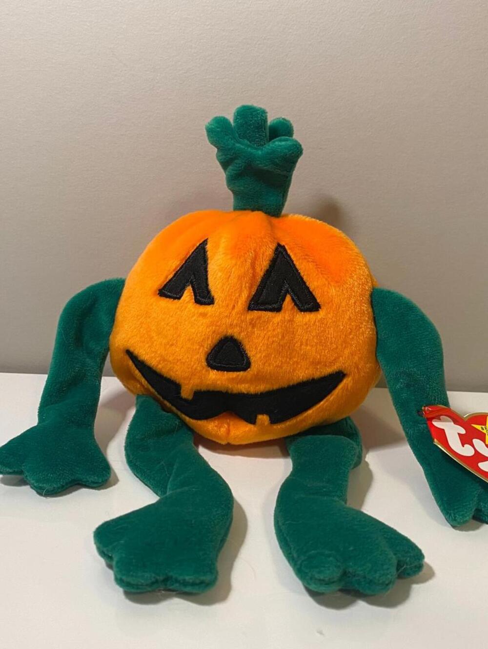 Ty Beanie Baby “Pumkin” the Orange or Rare Yellow Colour (4 inch)